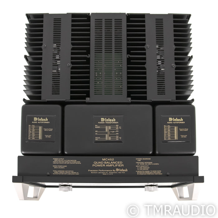 McIntosh MC452 Stereo Power Amplifier; MC-452