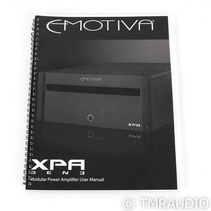 Emotiva XPA-2 Gen 3 Stereo Power Amplifier; XPA2