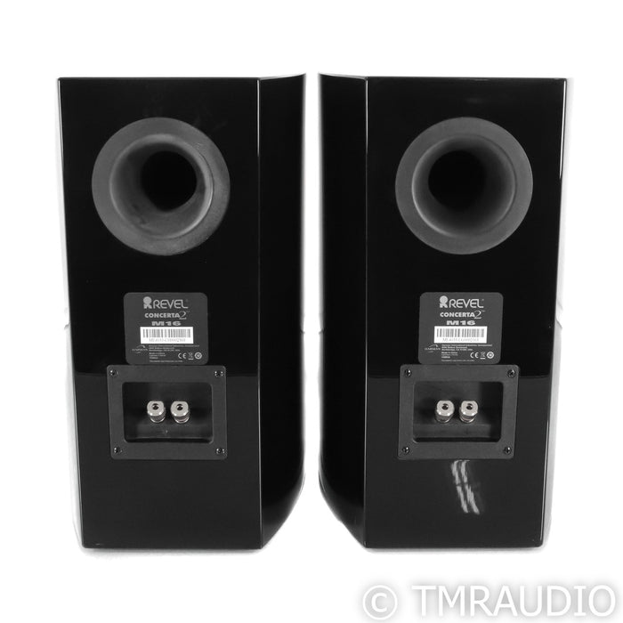 Revel Concerta2 M16 Bookshelf Speakers; Black Pair