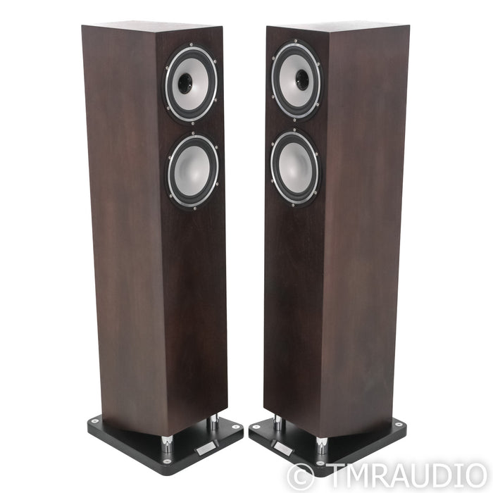 Tannoy Revolution XT 6F Floorstanding Speakers; Dark Walnut