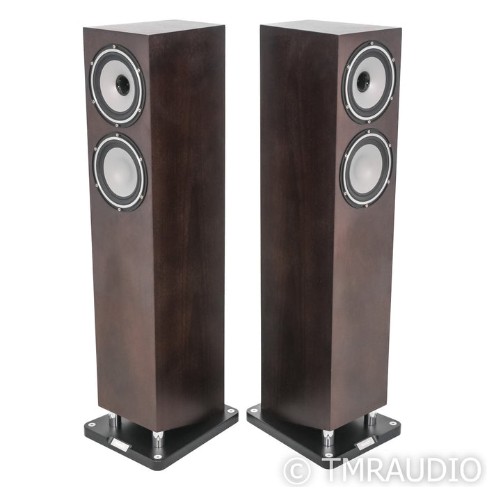 Tannoy Revolution XT 6F Floorstanding Speakers; Dark Walnut