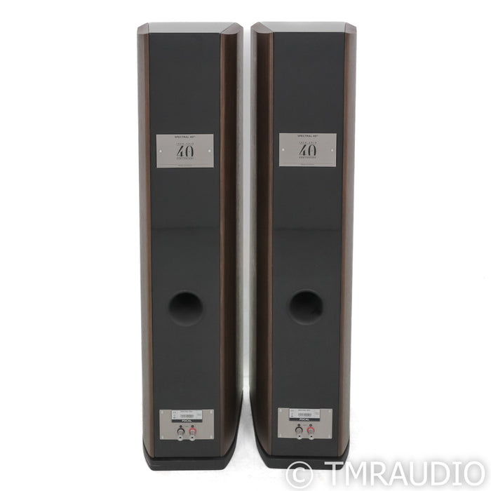 Focal Spectral 40th Anniversary Floorstanding Speakers; Walnut Pair