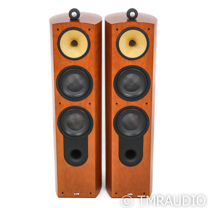 B&W Nautilus 803 Floorstanding Speakers; Cherry Pair