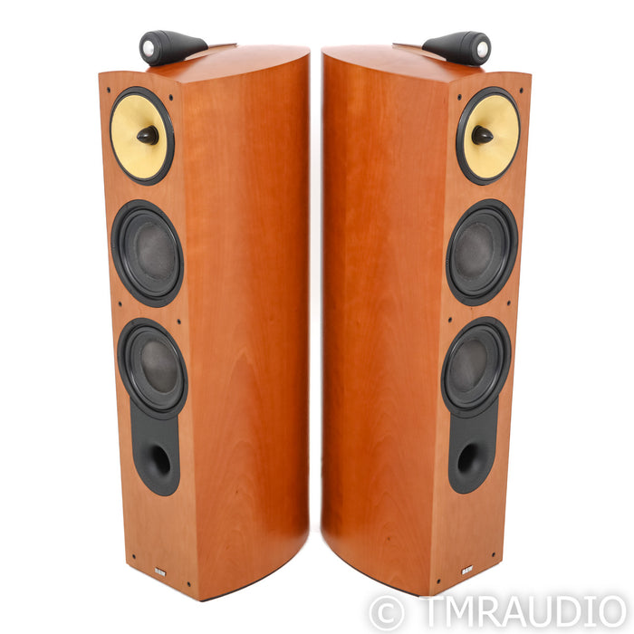 B&W Nautilus 803 Floorstanding Speakers; Cherry Pair
