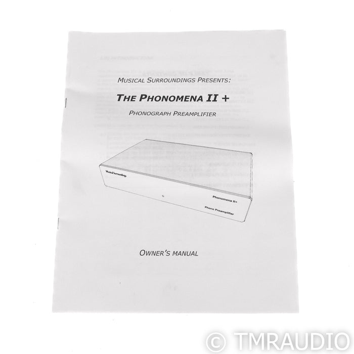 Musical Surroundings The Phonomena II+ Stereo Phono Preamplifier; MM / MC Phono