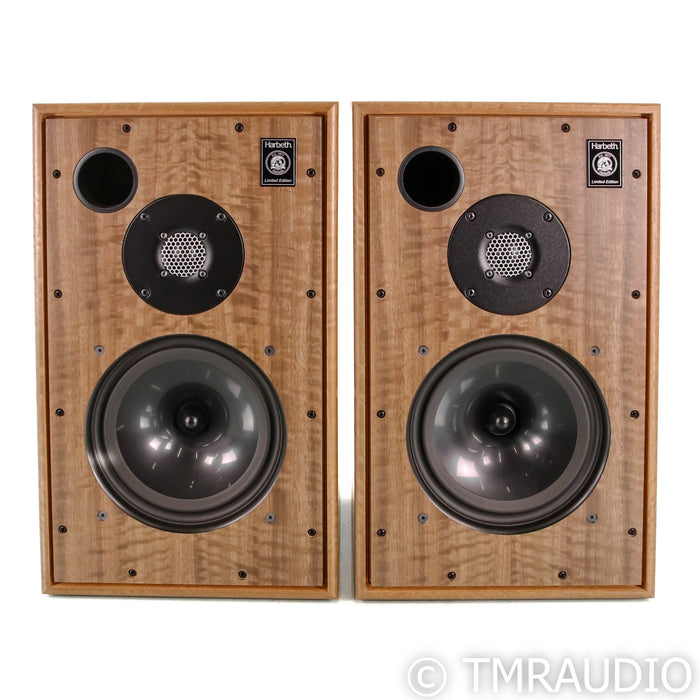 Harbeth 30.2 40th Anniversary Bookshelf Speakers; Silver Eucalyptus Pair