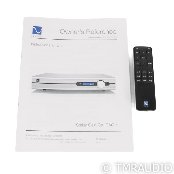 PS Audio Stellar GainCell DAC; D/A Converter