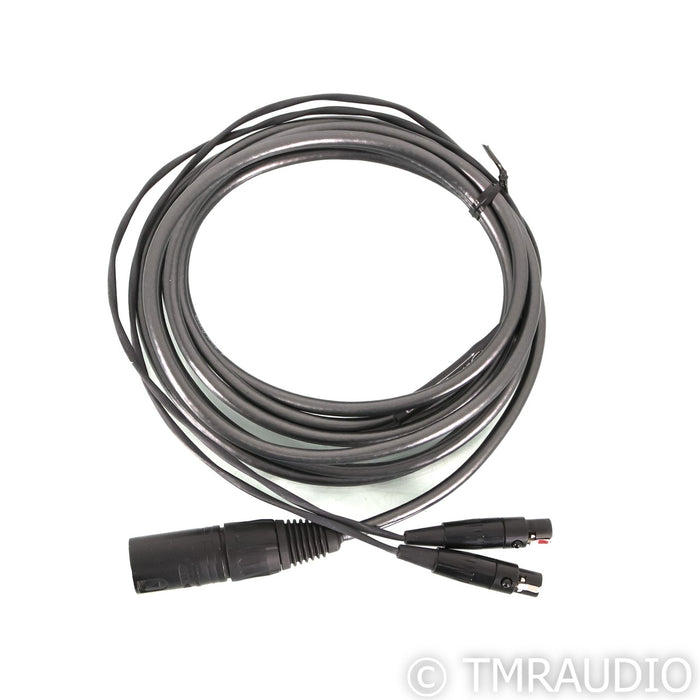 Moon Audio Silver Dragon Headphone Cable; 10ft; 4-pin mini XLR