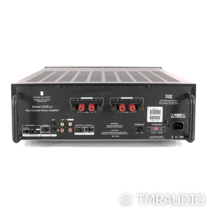 Parasound NewClassic 2250 v.2 Stereo Power Amplifier; THX