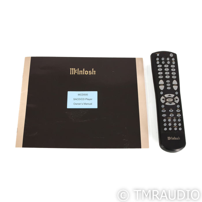 McIntosh MCD500 SACD / CD Player; DAC