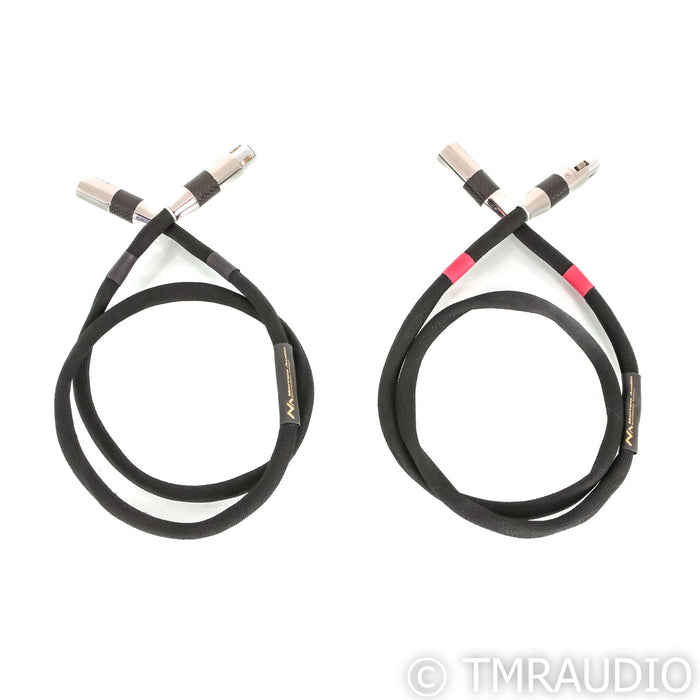 Morrow Audio Anniversary Edition XLR Cables; 1m Pair Balanced Interconnects