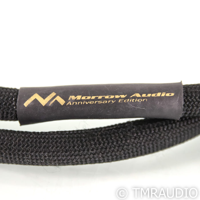 Morrow Audio Anniversary Edition XLR Cables; 1m Pair Balanced Interconnects