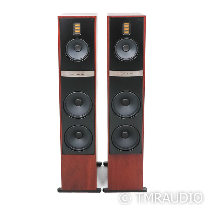 Martin Logan Motion 60XTi Floorstanding Speakers; Red Walnut Pair
