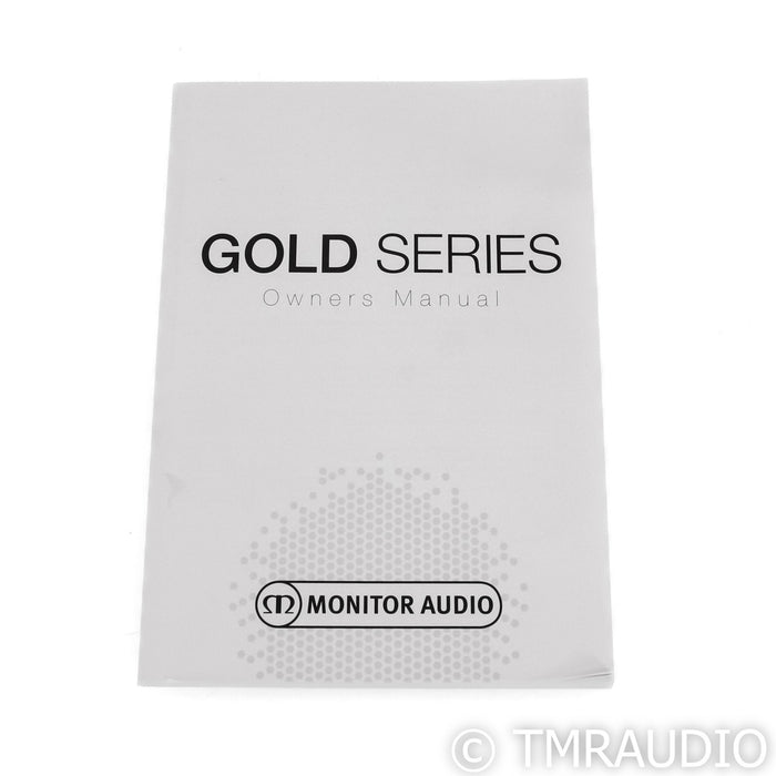 Monitor Audio Gold 100 Bookshelf Speakers; Piano Ebony Pair