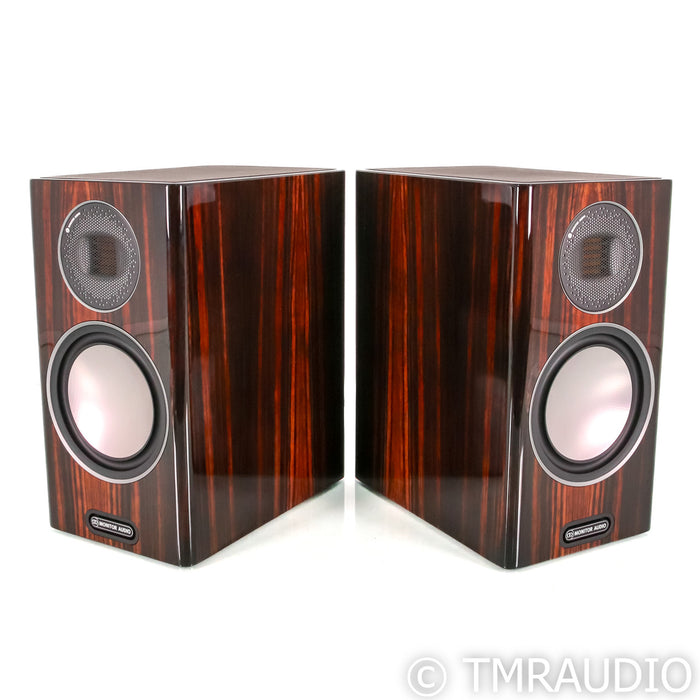 Monitor Audio Gold 100 Bookshelf Speakers; Piano Ebony Pair