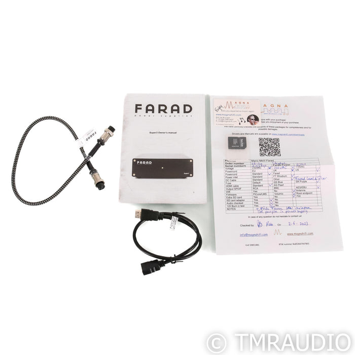 Magna HiFi Mano ULTRA MkIII Farad Network Streamer; Farad Super3 PSU