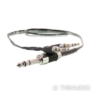 Dragon Cables Silver Dragon Headphone Cable; 5ft Cable With 1/4" Furutech Adapter
