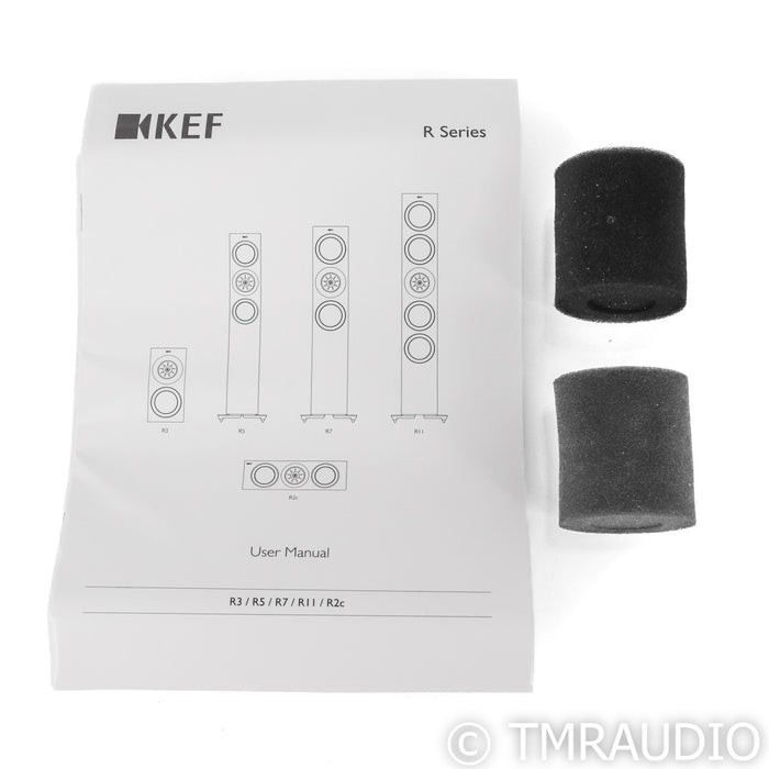 KEF R3 Bookshelf Speakers; R-3; White Pair