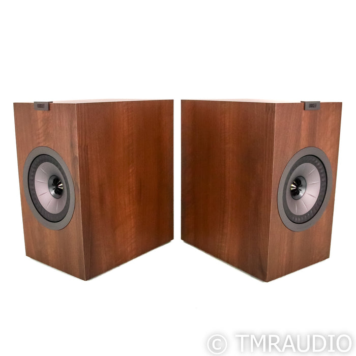 KEF Q350 Bookshelf Speakers; Pair Walnut