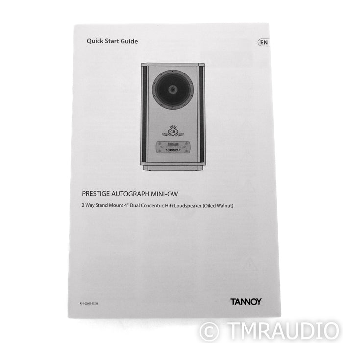 Tannoy Autograph Mini Bookshelf Speakers