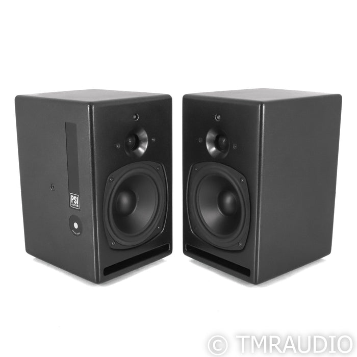 PSI Audio A17-M Powered Bookshelf Speakers; Pair Black