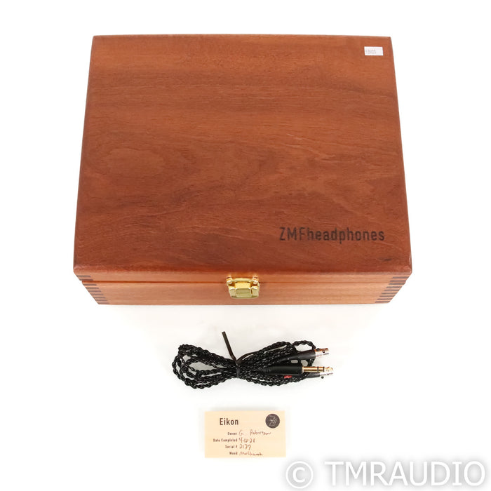 ZMF Eikon Closed Back Headphones; Marble Wood