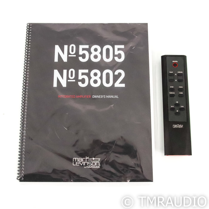 Mark Levinson No. 5805 Stereo Integrated Amplifier; N5805; MM / MC Phono