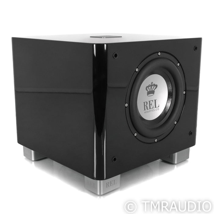 REL T/7x 8‚Äù Powered Subwoofer; Piano Black