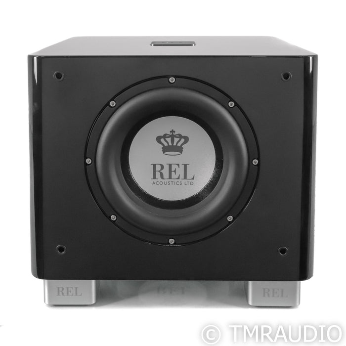 REL T/7x 8‚Äù Powered Subwoofer; Piano Black