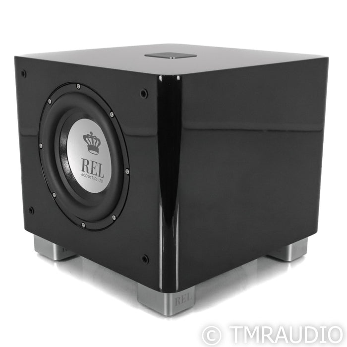 REL T/7x 8‚Äù Powered Subwoofer; Piano Black