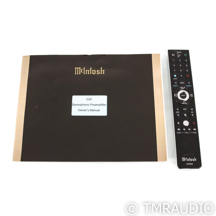 McIntosh C22 MKIV Stereo Tube Preamplifier; MM / MC Phono