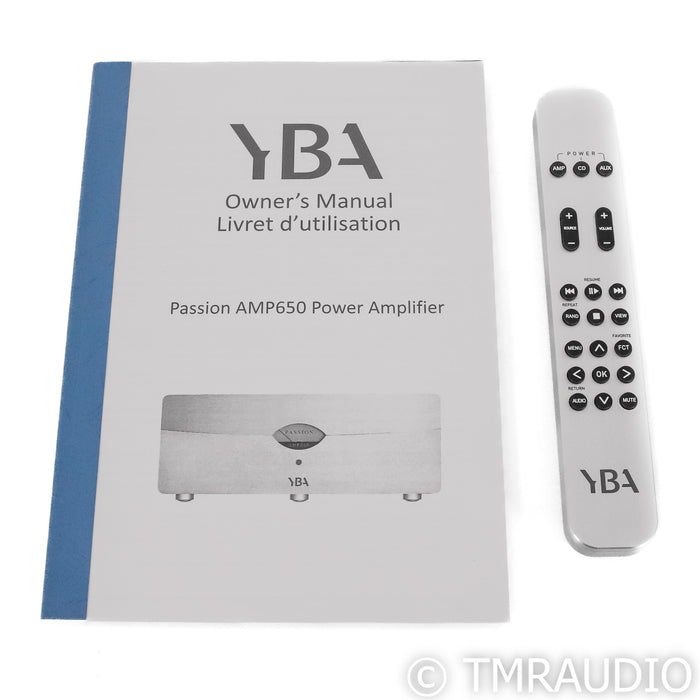 YBA Passion AMP650 Stereo / Mono Power Amplifier; AMP-650