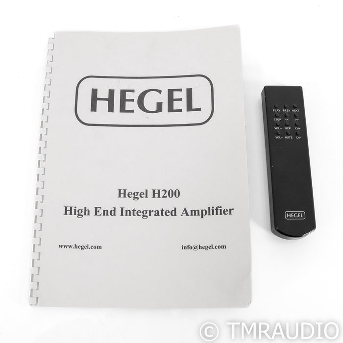 Hegel H200 Stereo Integrated Amplifier; H-200