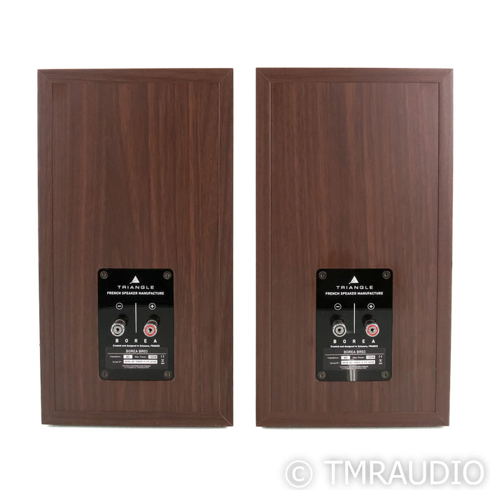 Triangle Borea BR03 Bookshelf Speakers; Pair Walnut