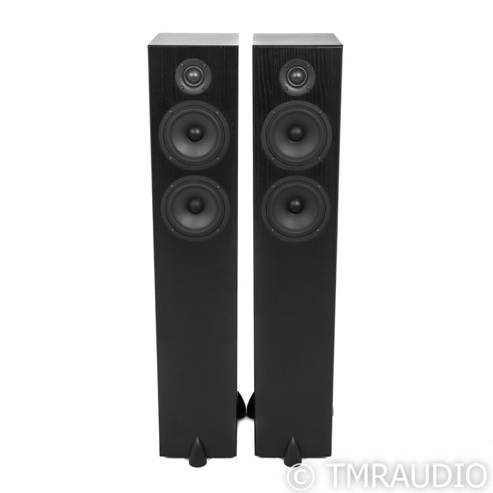Totem Acoustic Bison Twin Tower Floorstanding Speakers; Black Ash Pair (Open Box)