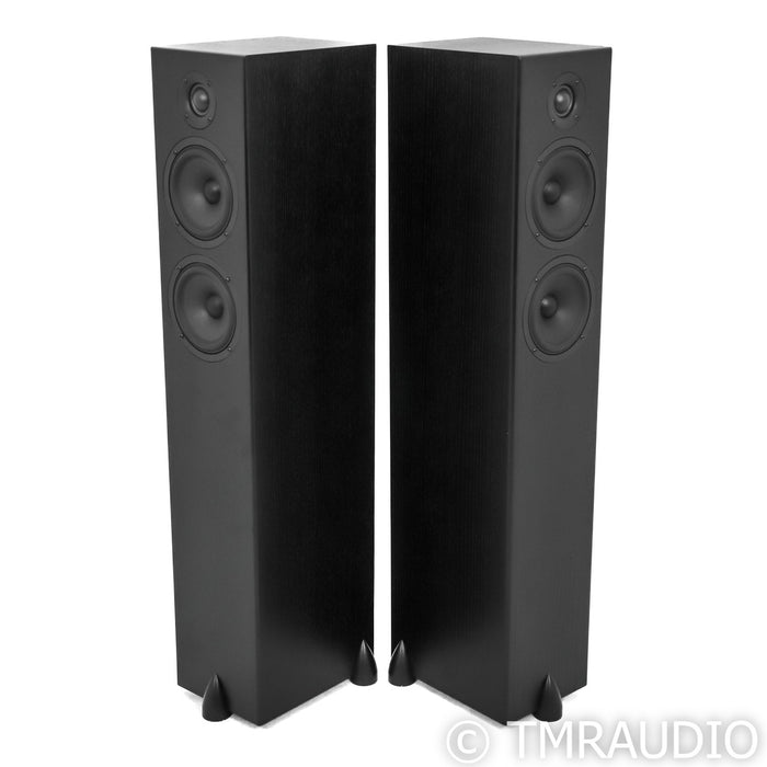 Totem Acoustic Bison Twin Tower Floorstanding Speakers; Black Ash Pair (Open Box)