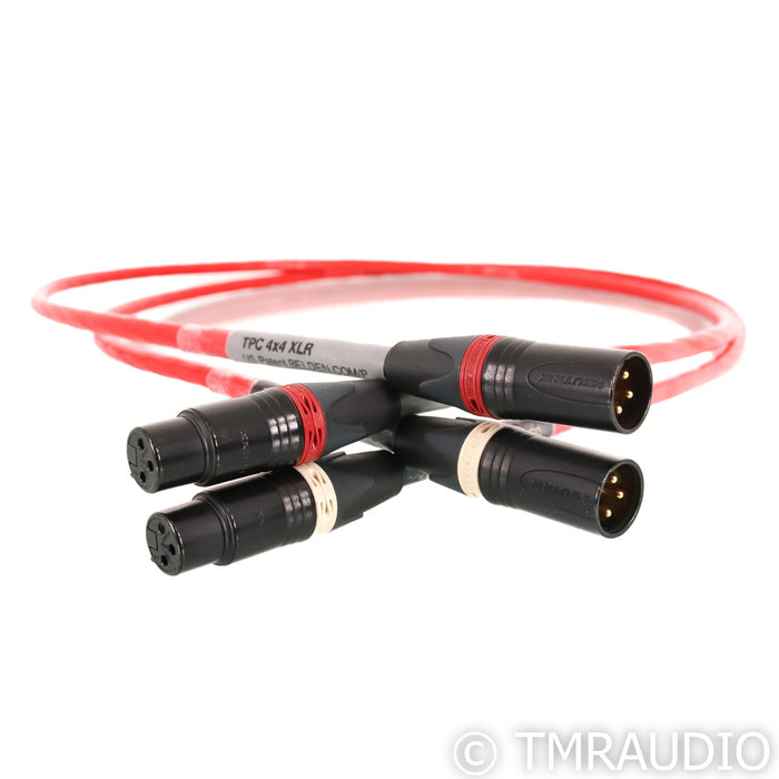 Iconoclast TPC 4x4 Gen2 XLR Cables; 4ft Pair Balanced Interconnects