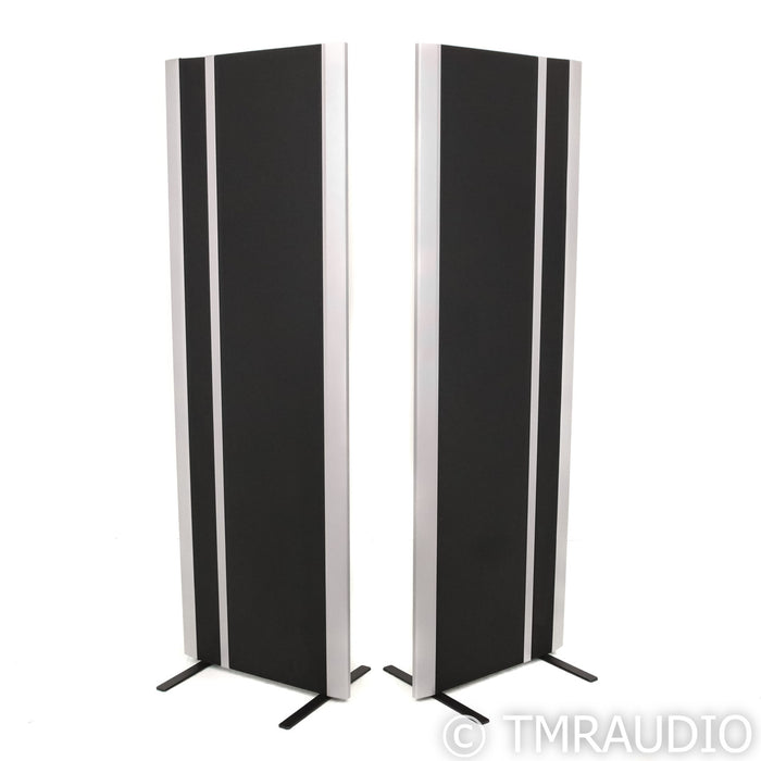 Magnepan MG-3.7 Planar Magnetic Floorstanding Speakers; Silver Pair w/ Black Fabric
