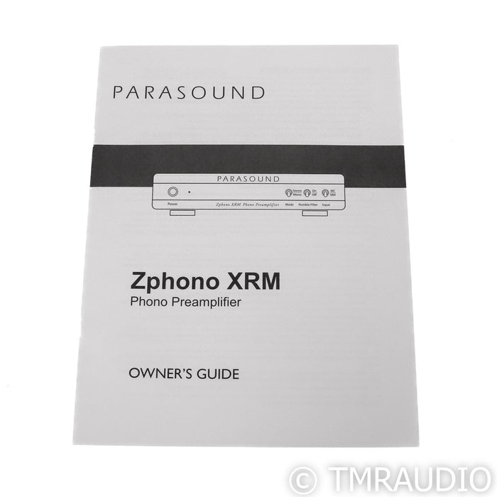 Parasound Zphono XRM MM / MC Phono Preamplifier
