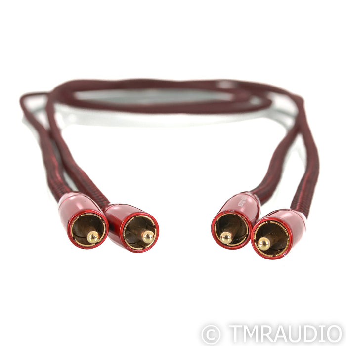 AudioQuest Red River RCA Cables; 1.5m Pair Interconnects