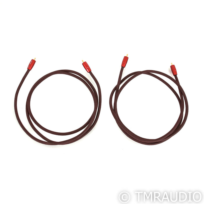 AudioQuest Red River RCA Cables; 1.5m Pair Interconnects