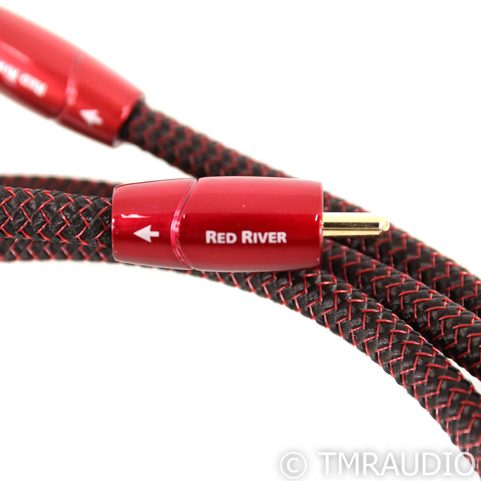 AudioQuest Red River RCA Cables; 1.5m Pair Interconnects