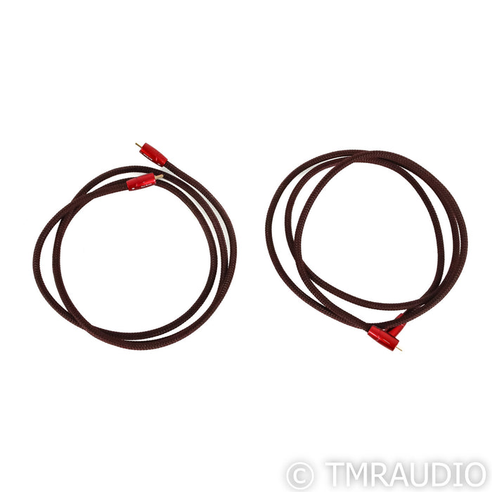 AudioQuest Red River RCA Cables; 1.5m Pair Interconnects