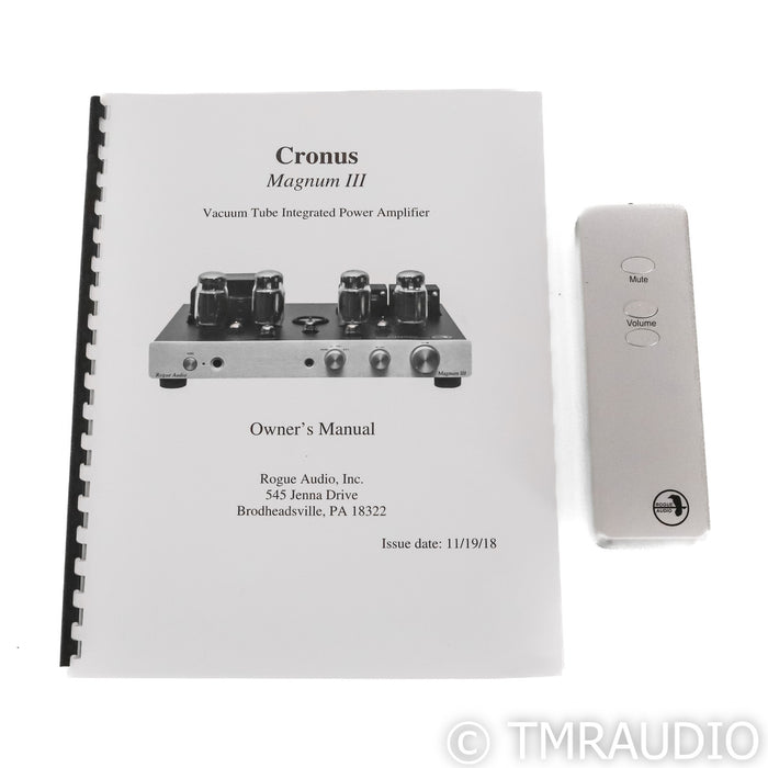 Rogue Audio Cronus Magnum 3 Stereo Tube Integrated Amplifier