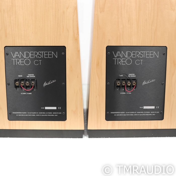 Vandersteen Treo CT Floorstanding Speakers; Pair Maple
