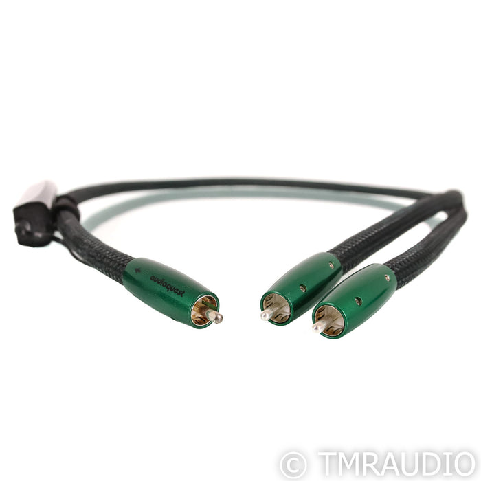 AudioQuest Earth RCA Cable; 1m Y-Split Interconnect