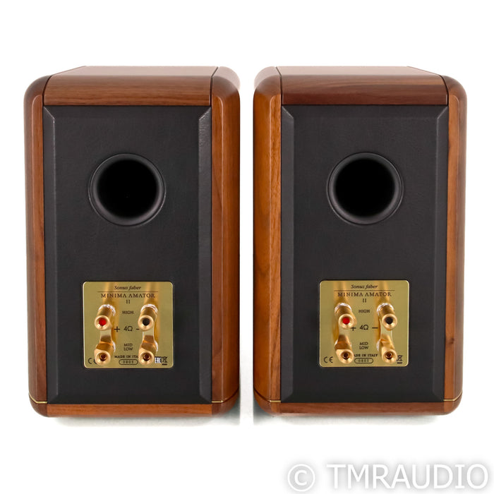 Sonus Faber Minima Amator II Bookshelf Speakers; Walnut Pair