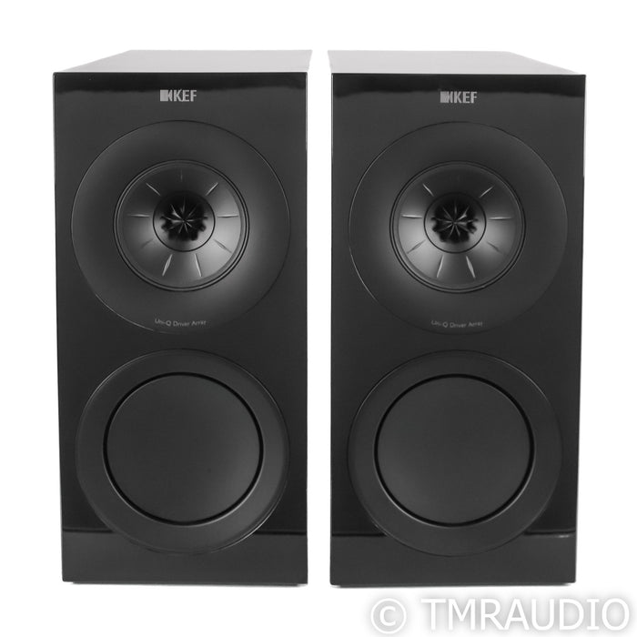 KEF R3 Bookshelf Speakers; Pair Gloss Black