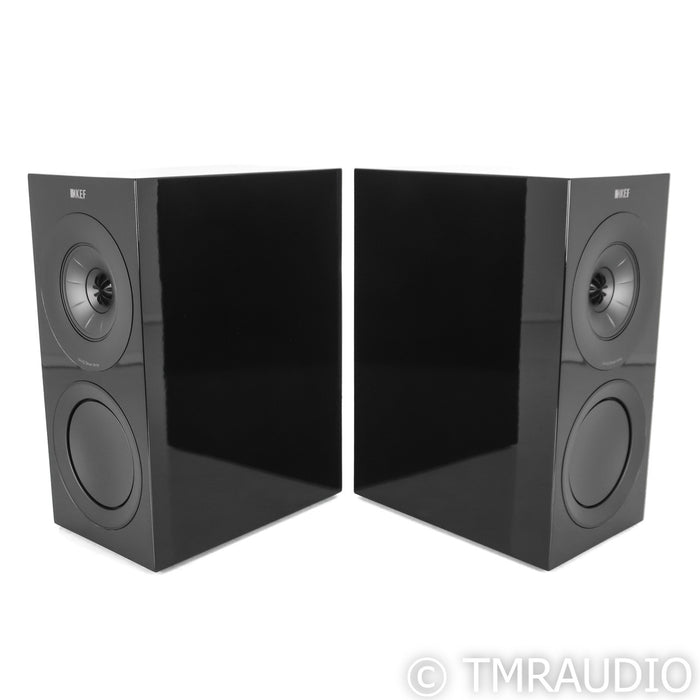 KEF R3 Bookshelf Speakers; Pair Gloss Black
