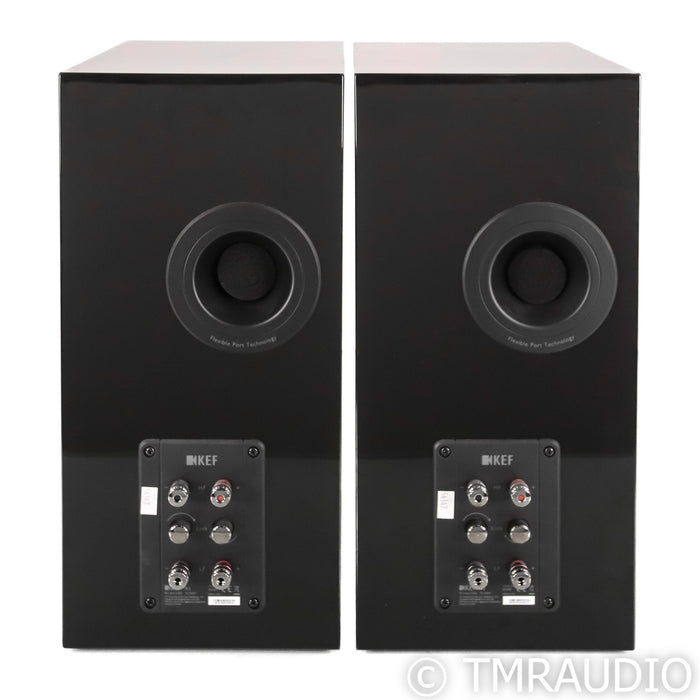 KEF R3 Bookshelf Speakers; Pair Gloss Black